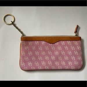 Vintage Dooney and Bourke Monogram Logo Wallet/ Clutch